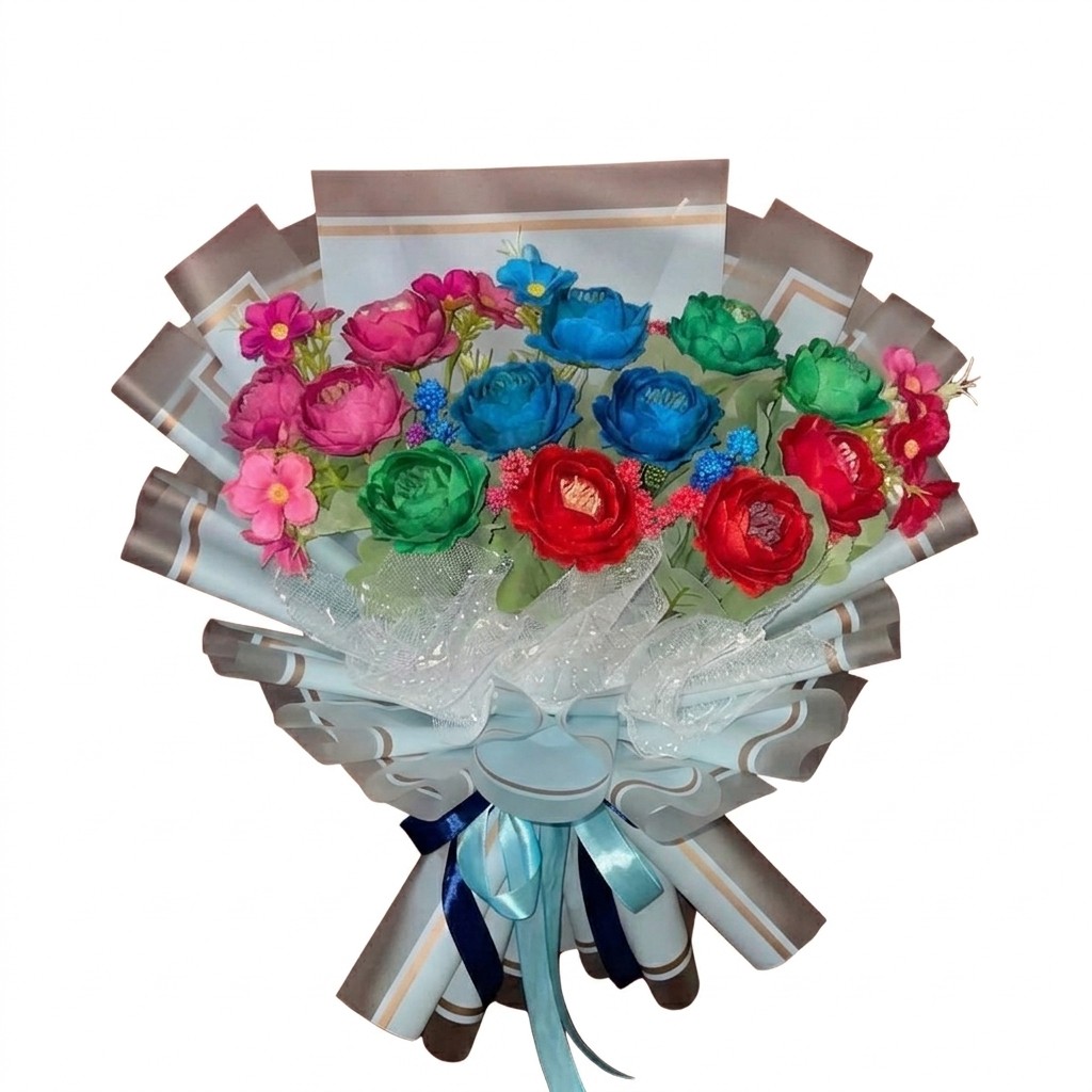 Buket Pelangi Colorful